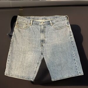 Vintage Levi's 505 Denim Shorts Mens Size 36 Blue Light Wash Pockets Casual Y2K